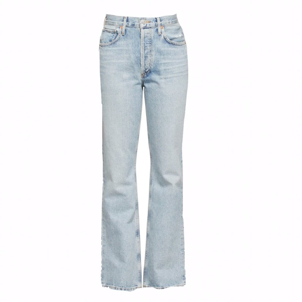 CITIZENS OF HUMANITY Blue Libby Relaxed Bootcut Jeans